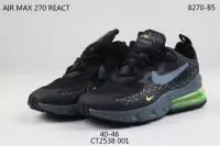 nike hommes air max 270 react trainers ct2538 001 hommesy small nike